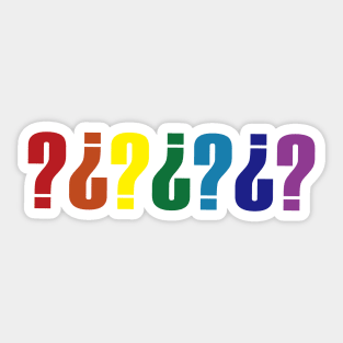 Question Rainbow Sticker